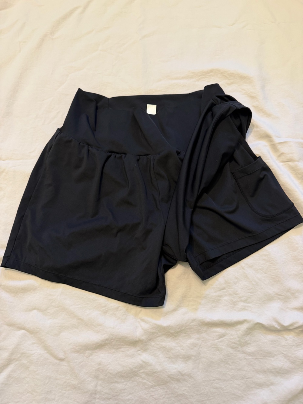 Black Athletic 2 in 1 Shorts - Halara - Picture 3 of 4